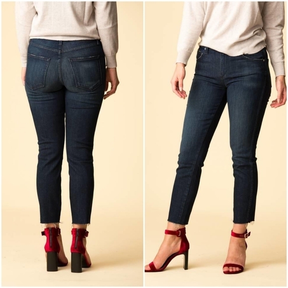 AMO Stix Crop Jeans in Eclipse NWT - Picture 1 of 7